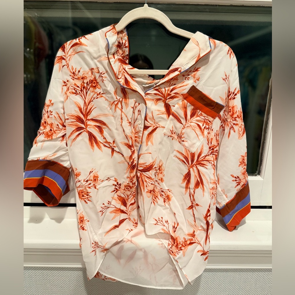 👘Joie Bayley Kimono Sleeve Button Down Top, Size XS - Picture 7 of 14